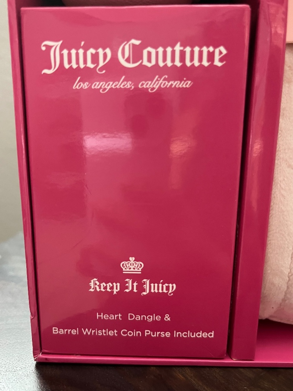 Juicy Couture Pink Tote and Barrel Wristlet Gift Set - Picture 7 of 15